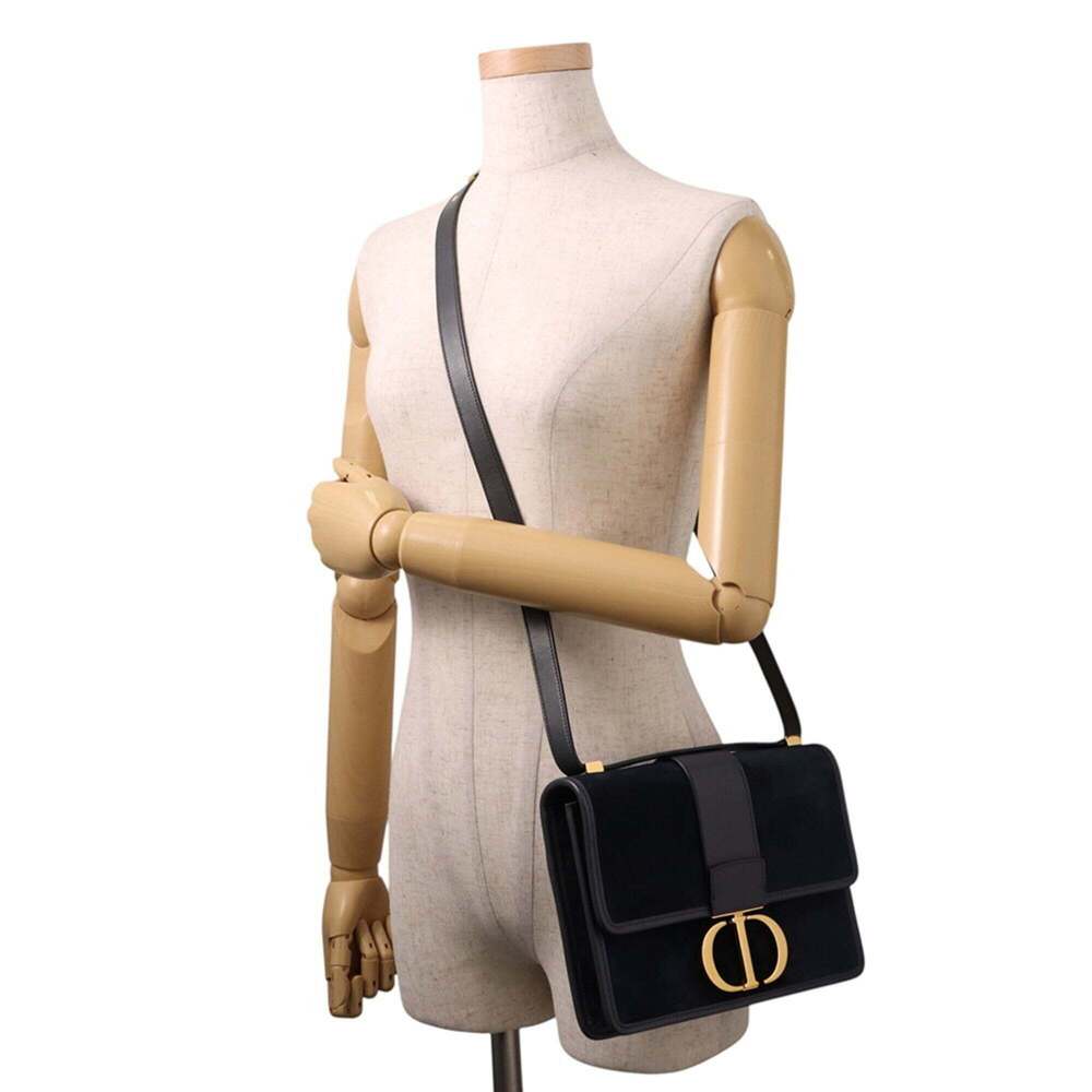 CHRISTIAN DIOR Blue Leather Shoulder Bag - Picture 5 of 15
